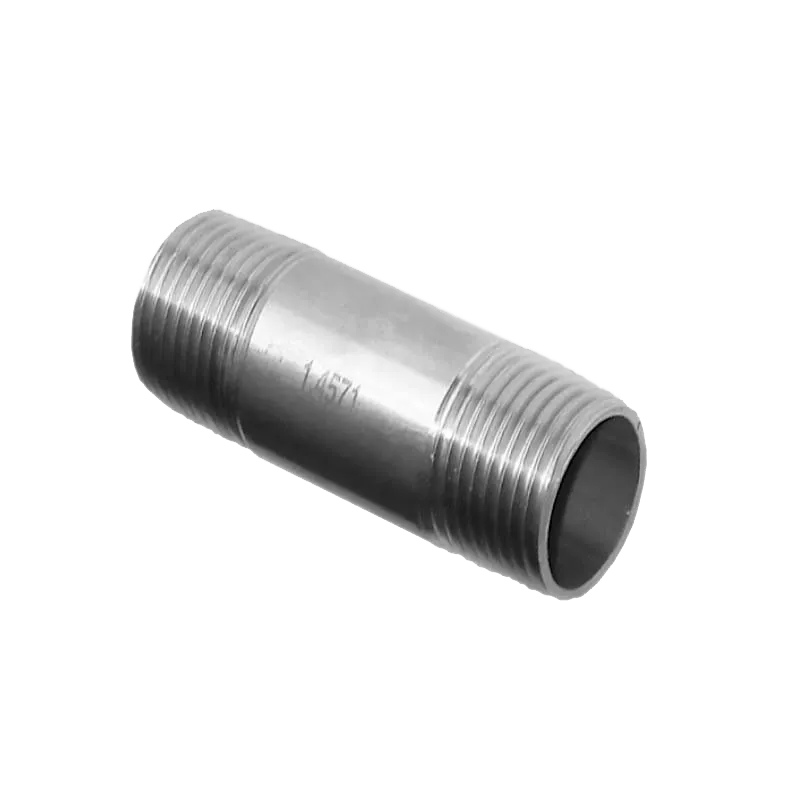 Ниппель двойной (бочата)  AISI 304  3/8'' (17,2 мм)
